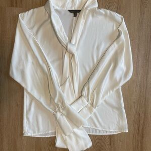 Elegant White Women's Blouse